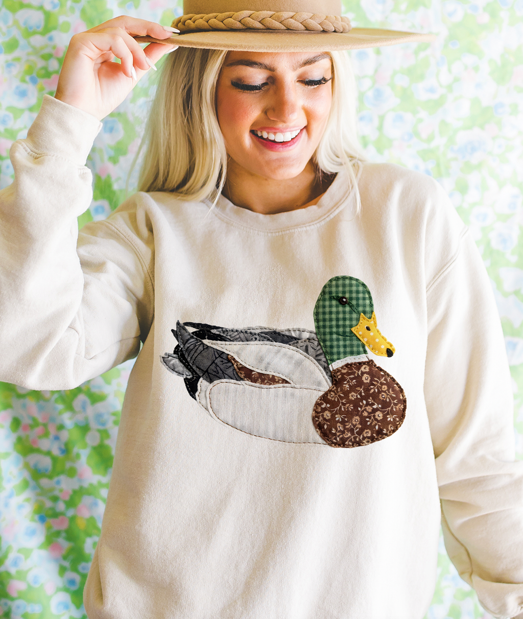 Grannys Printed Patchwork Mallard