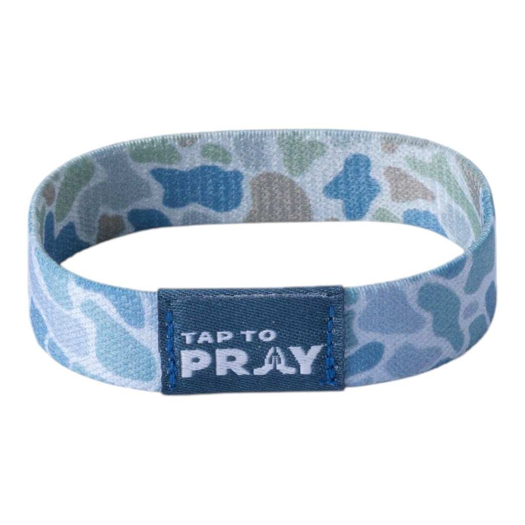 Tap To Pray® Wristband – River Rock Camo - Moss & Slate
