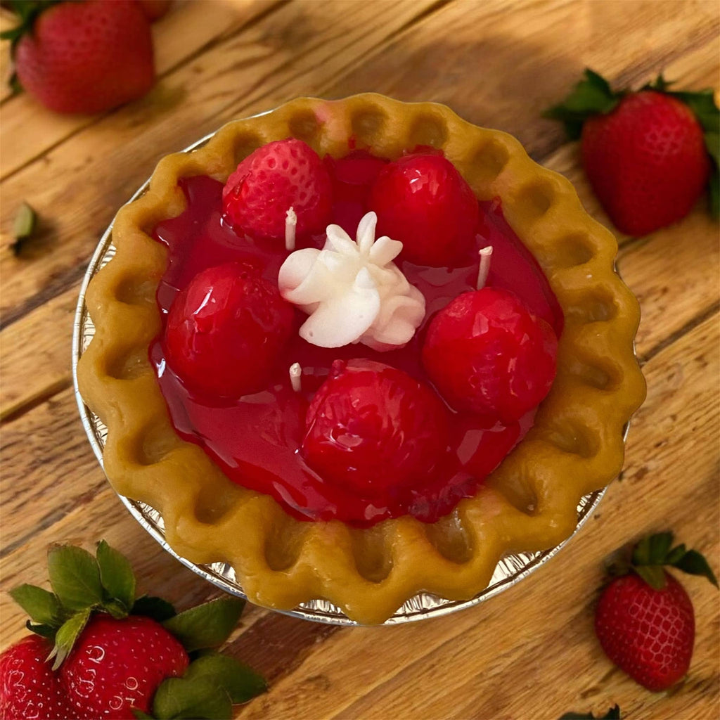 Strawberry Pie Candle-Dessert