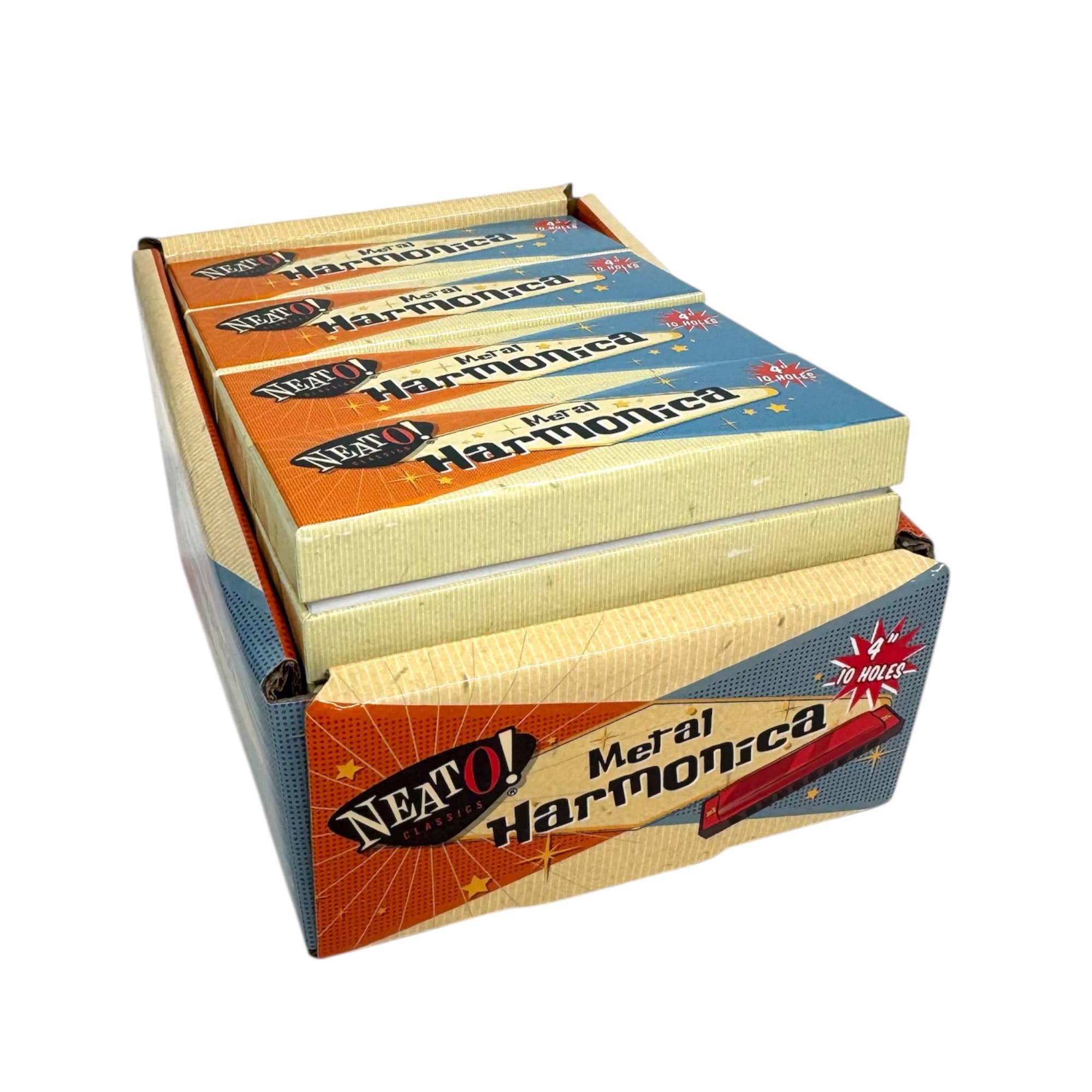 Neato! 4" Metal Harmonica