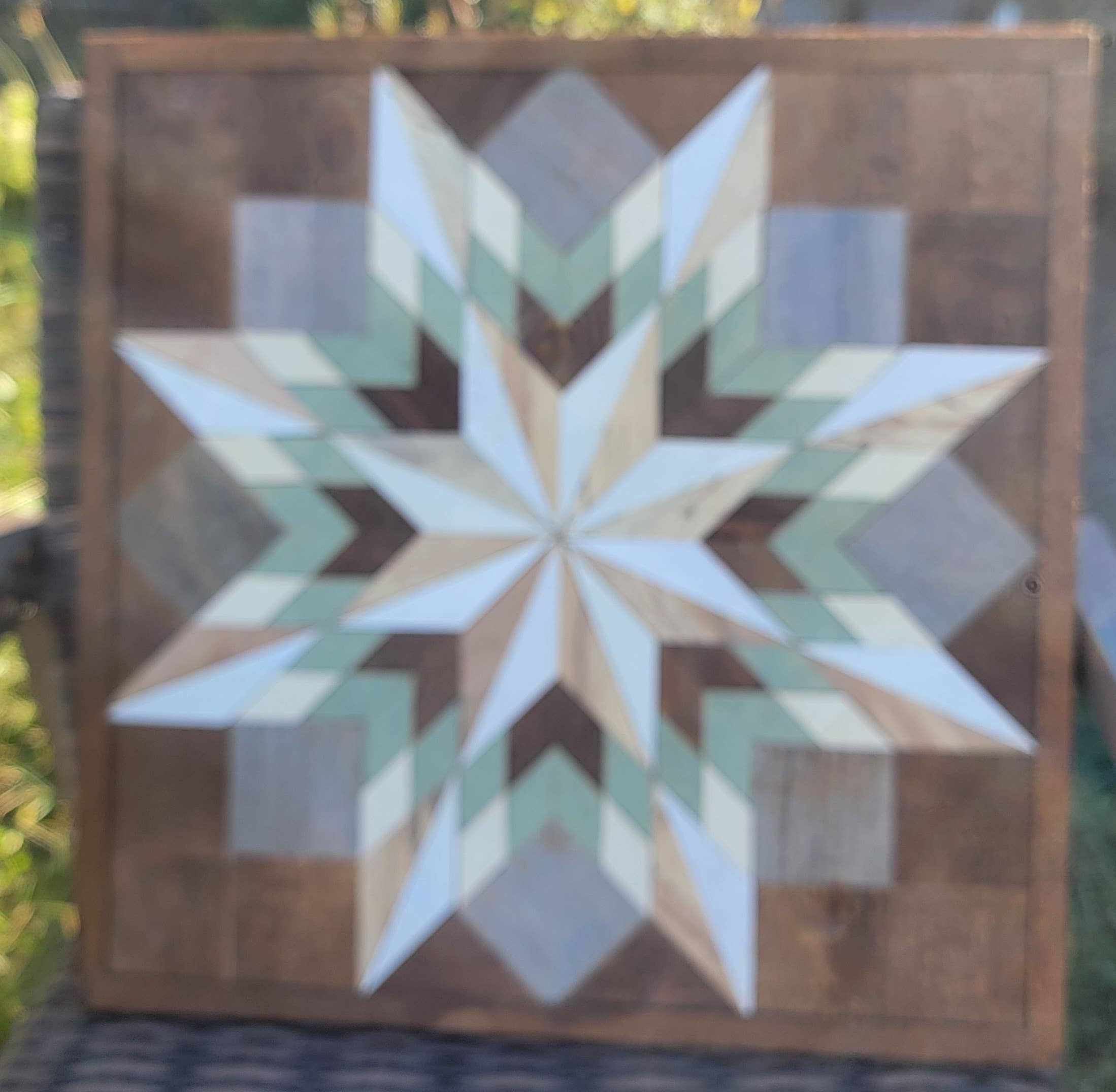 22x22" Barn Quilt : Sage