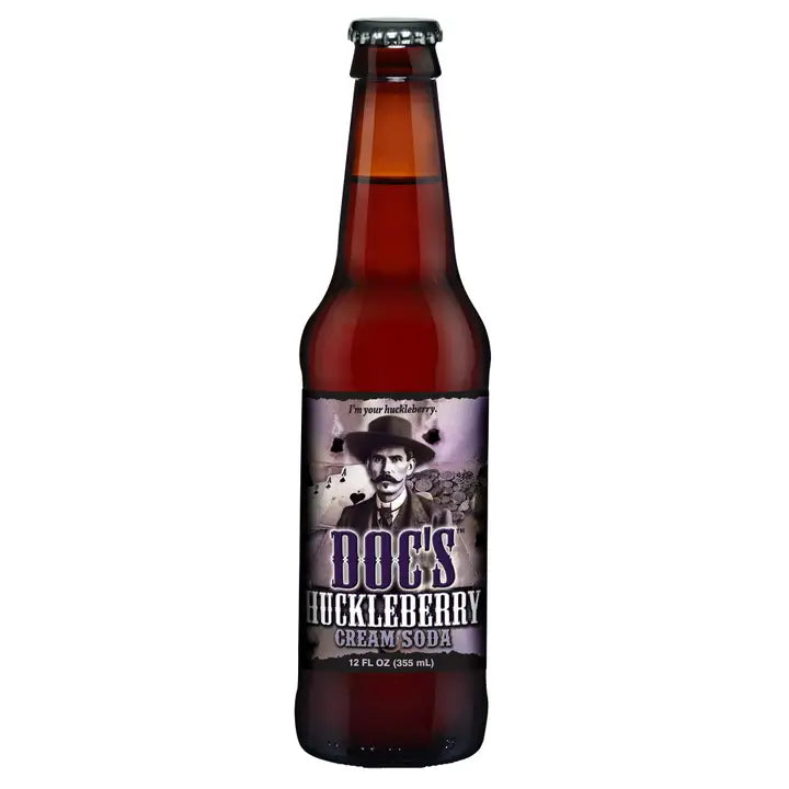 Doc's Huckleberry Cream Soda