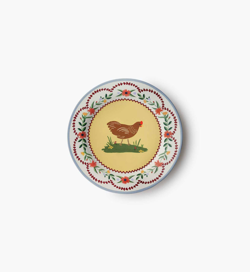 Home Sweet Home Porcelain Dessert Plate Set