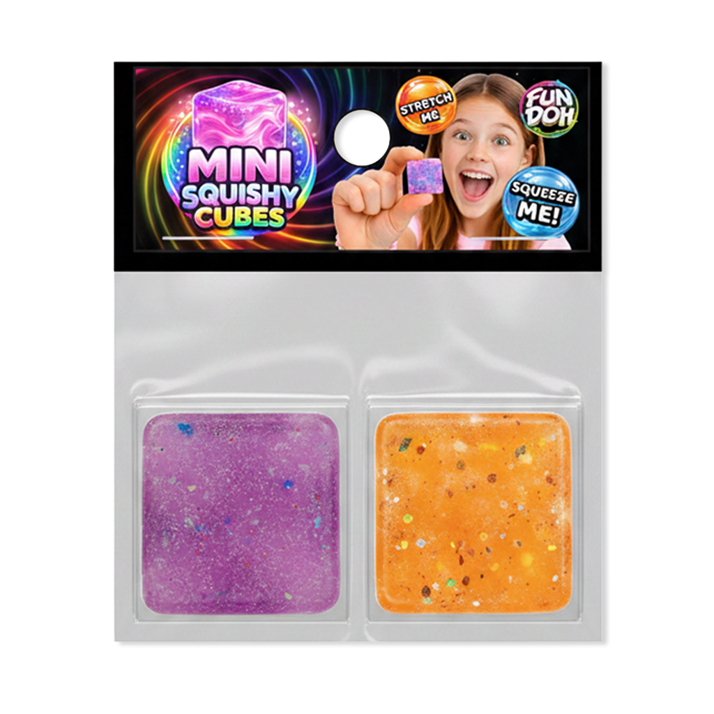 Fun Doh MINI Squishy Cube 2 Pack