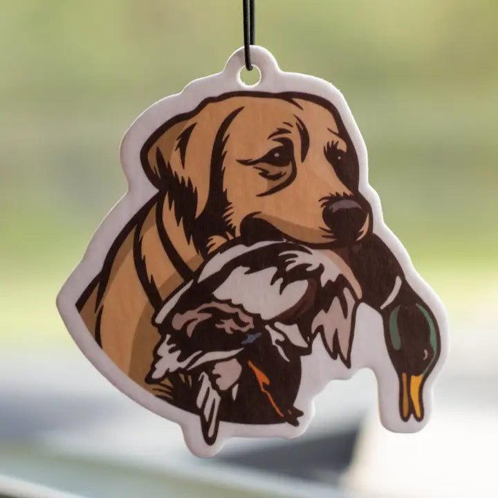 Yellow Lab Air Freshener