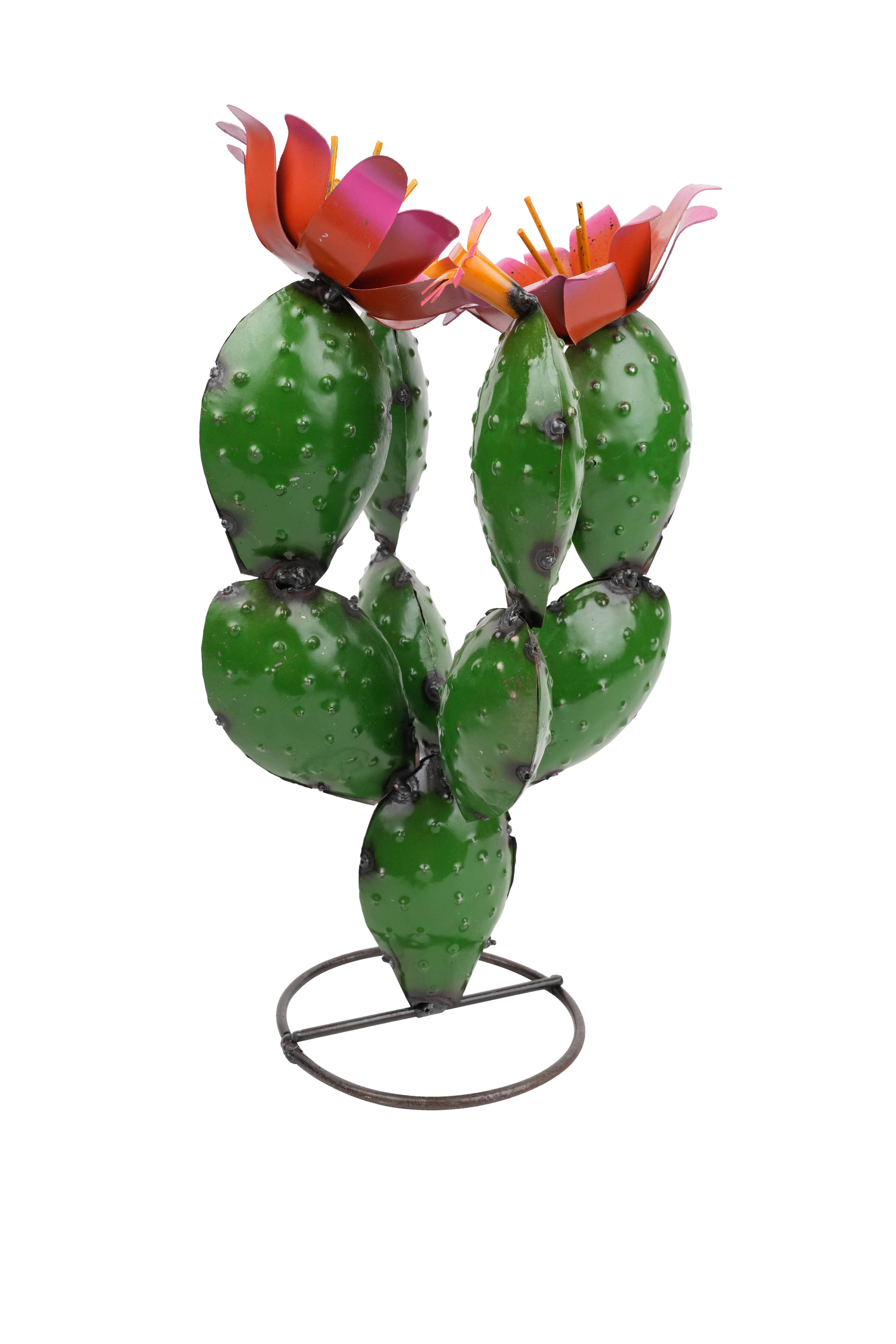 Desert Valley Metal Prickly Pear Cactus
