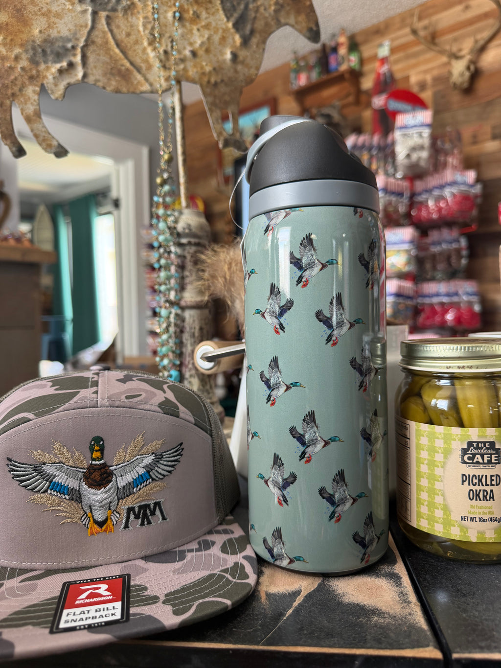 Green Duck Stainless Steel Water Bottle