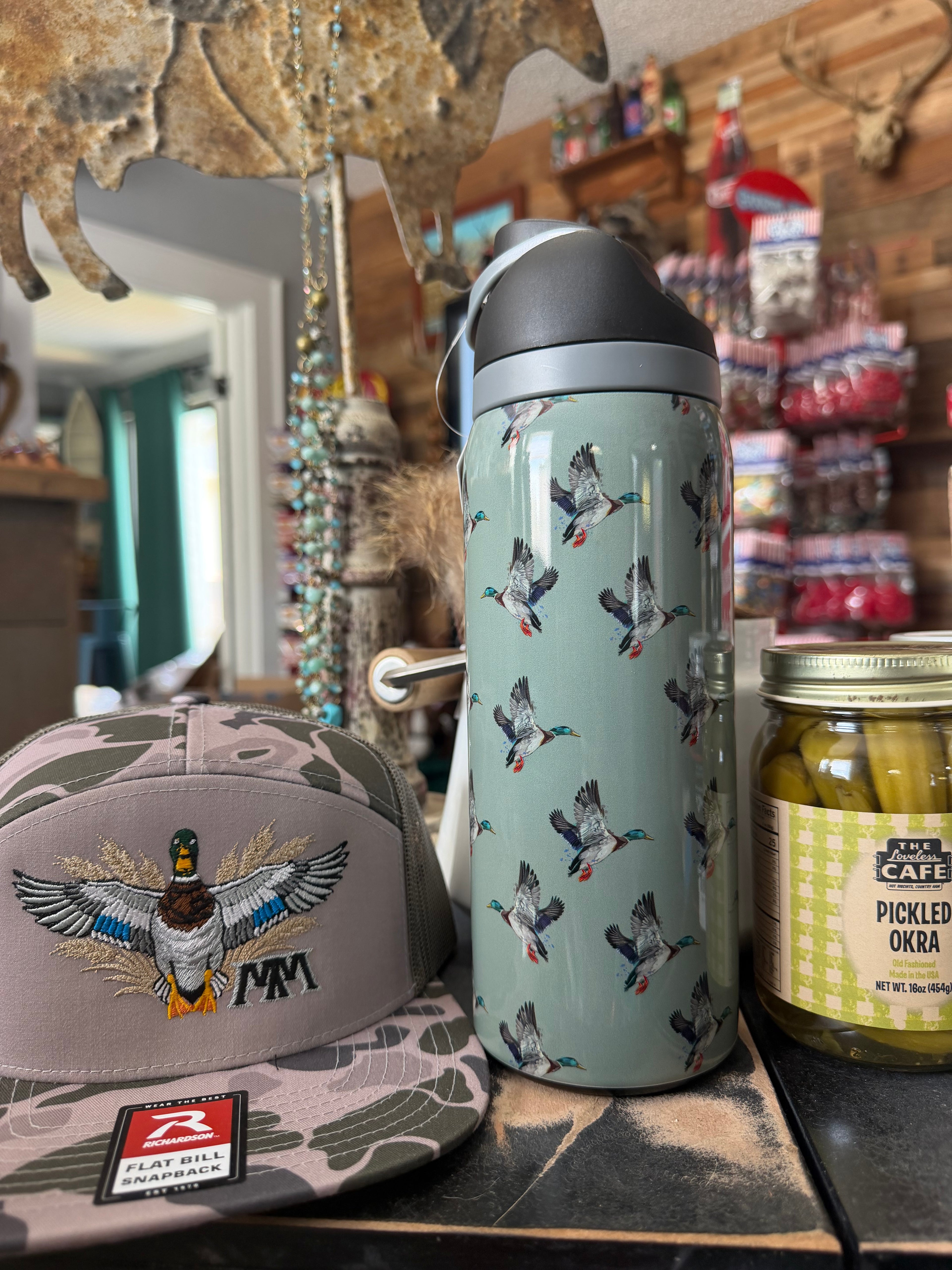 Green Duck Stainless Steel Water Bottle