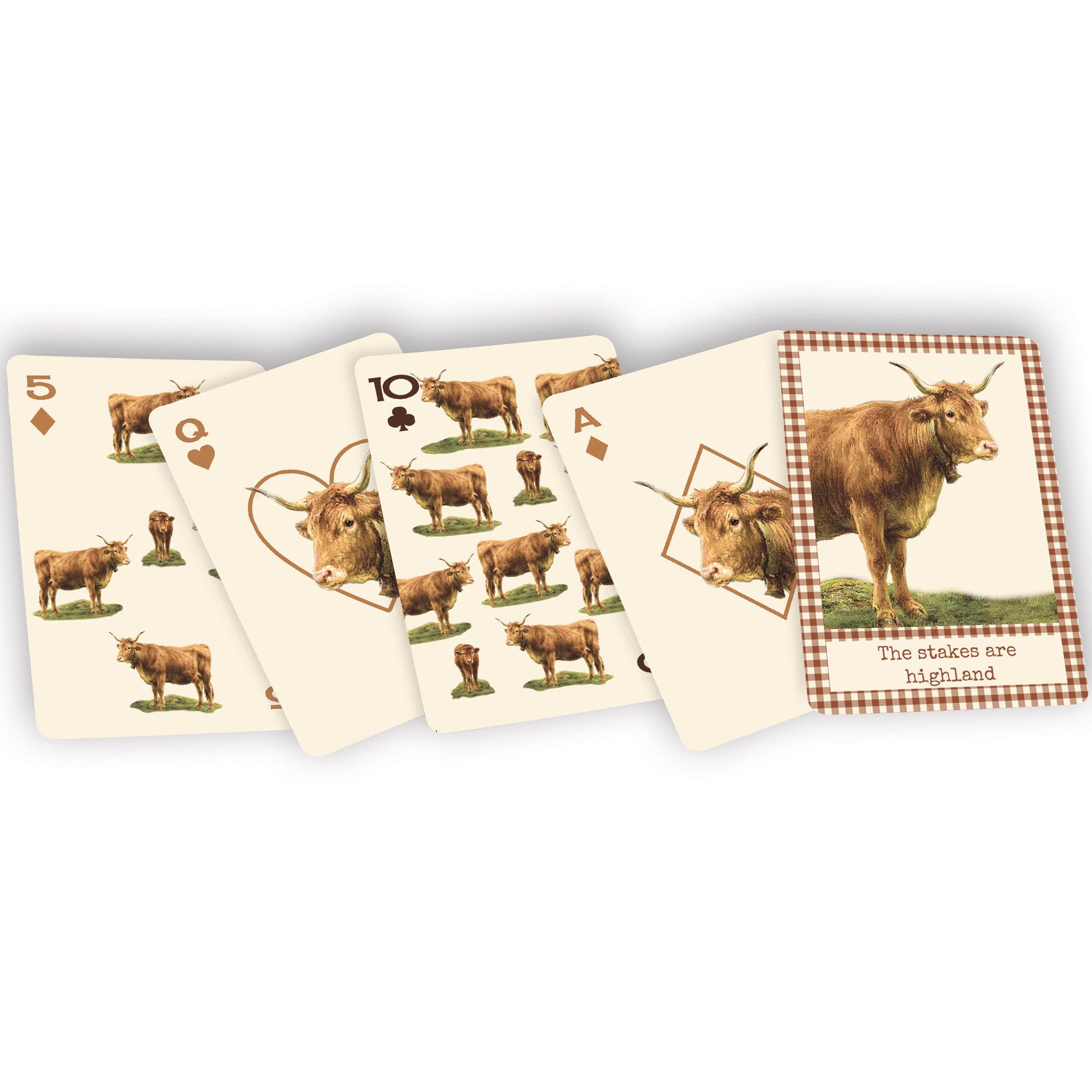 The Stakes Are Highland Playing Cards