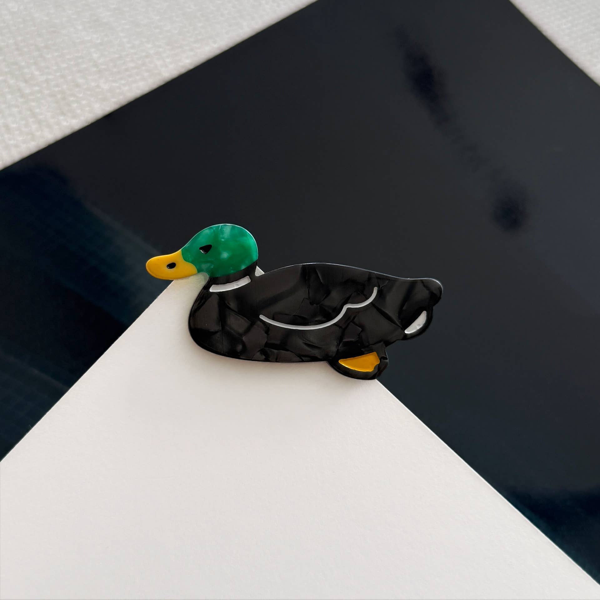 Whimsical Duck Hair Claw Clip