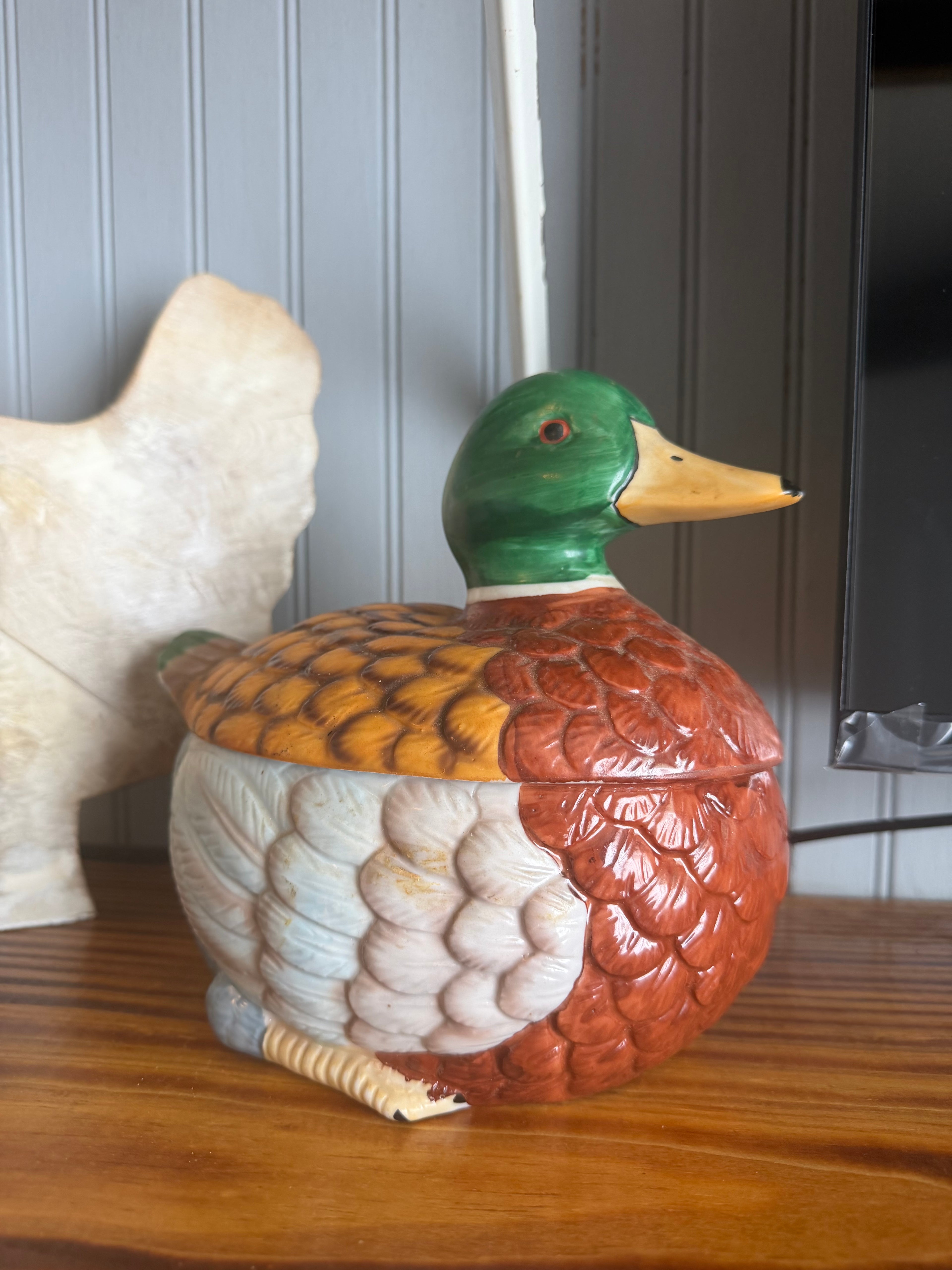 Mallard Duck Cookie Jar