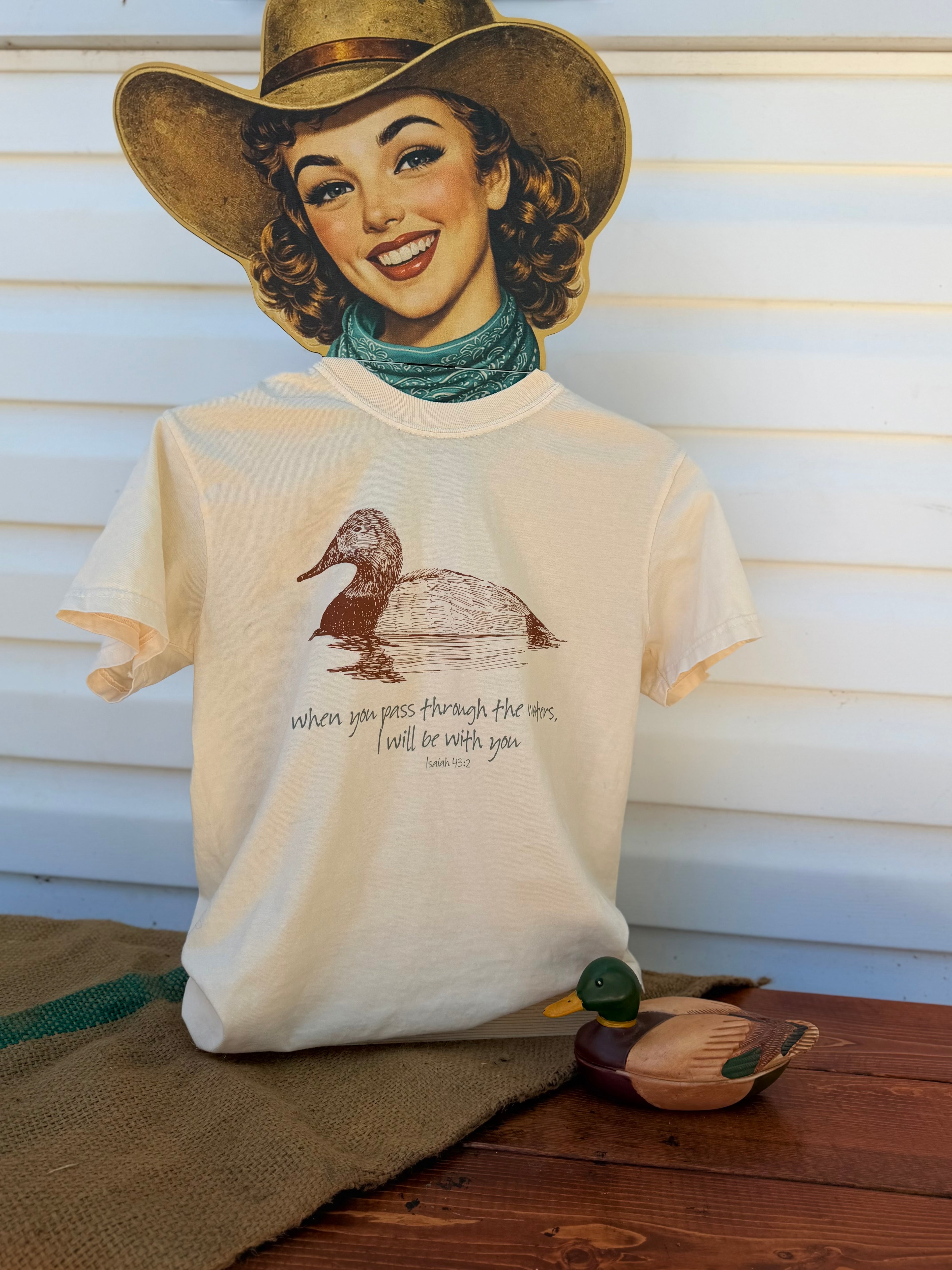 Isiah 43:2 Graphic Tee- Made To Order