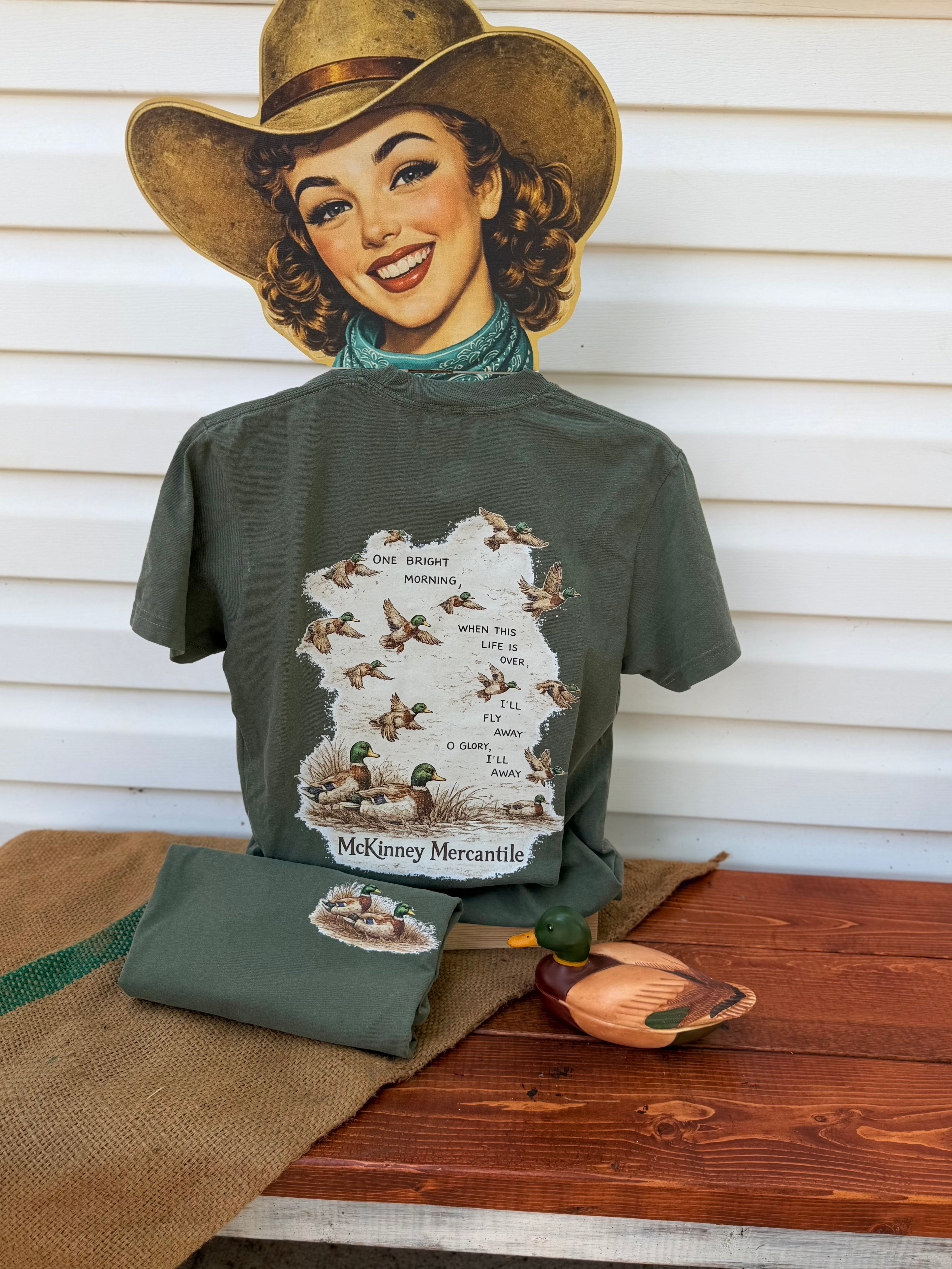 O Glory I'll Fly Away Graphic Tee- Made to order