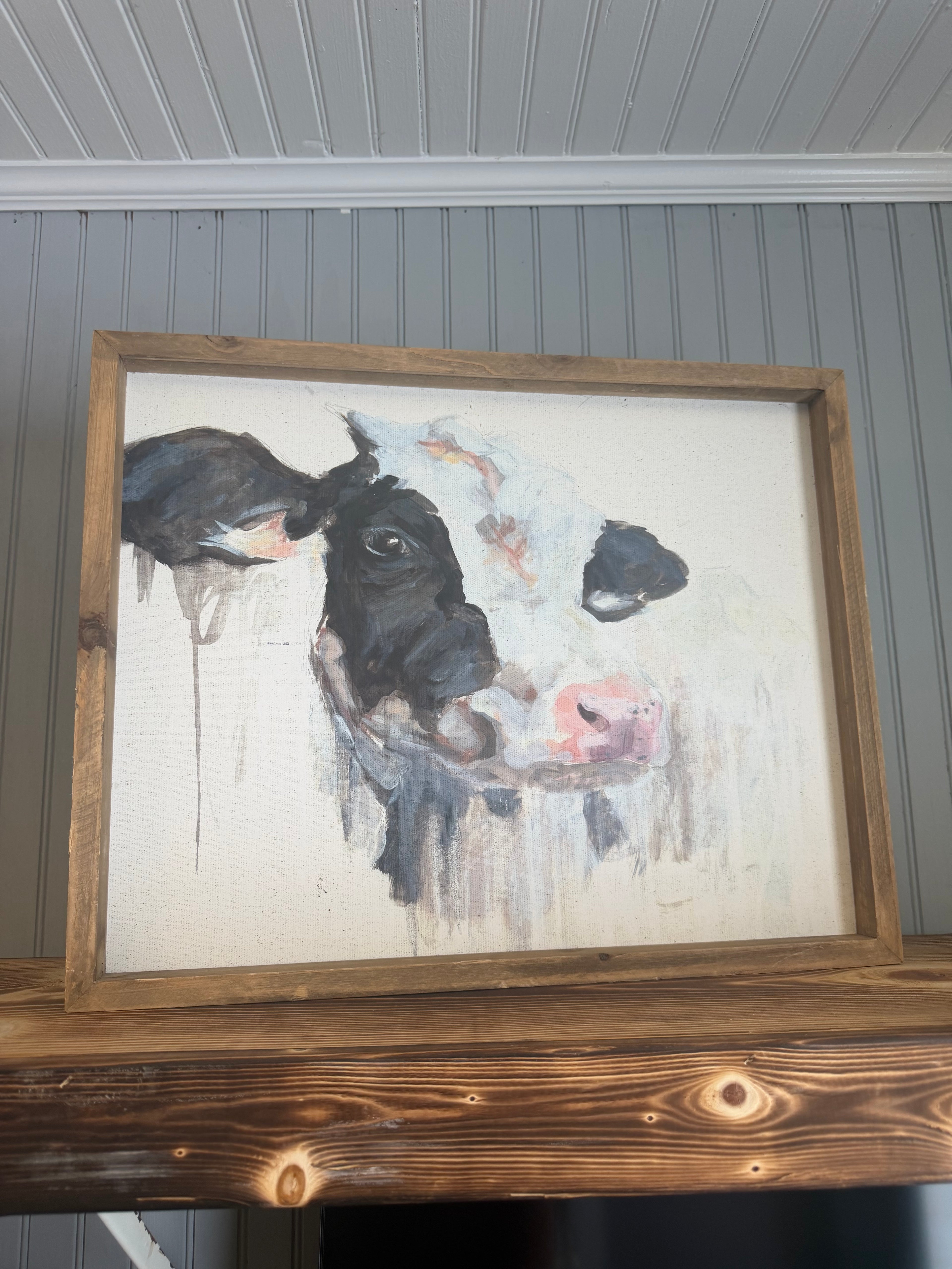 Dairy Cow Framed Art