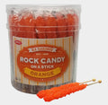 Old Fashion Rock Candy On A Stick- Orange