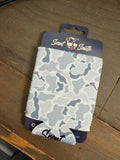 Gray Salt Duck Camo Koozie