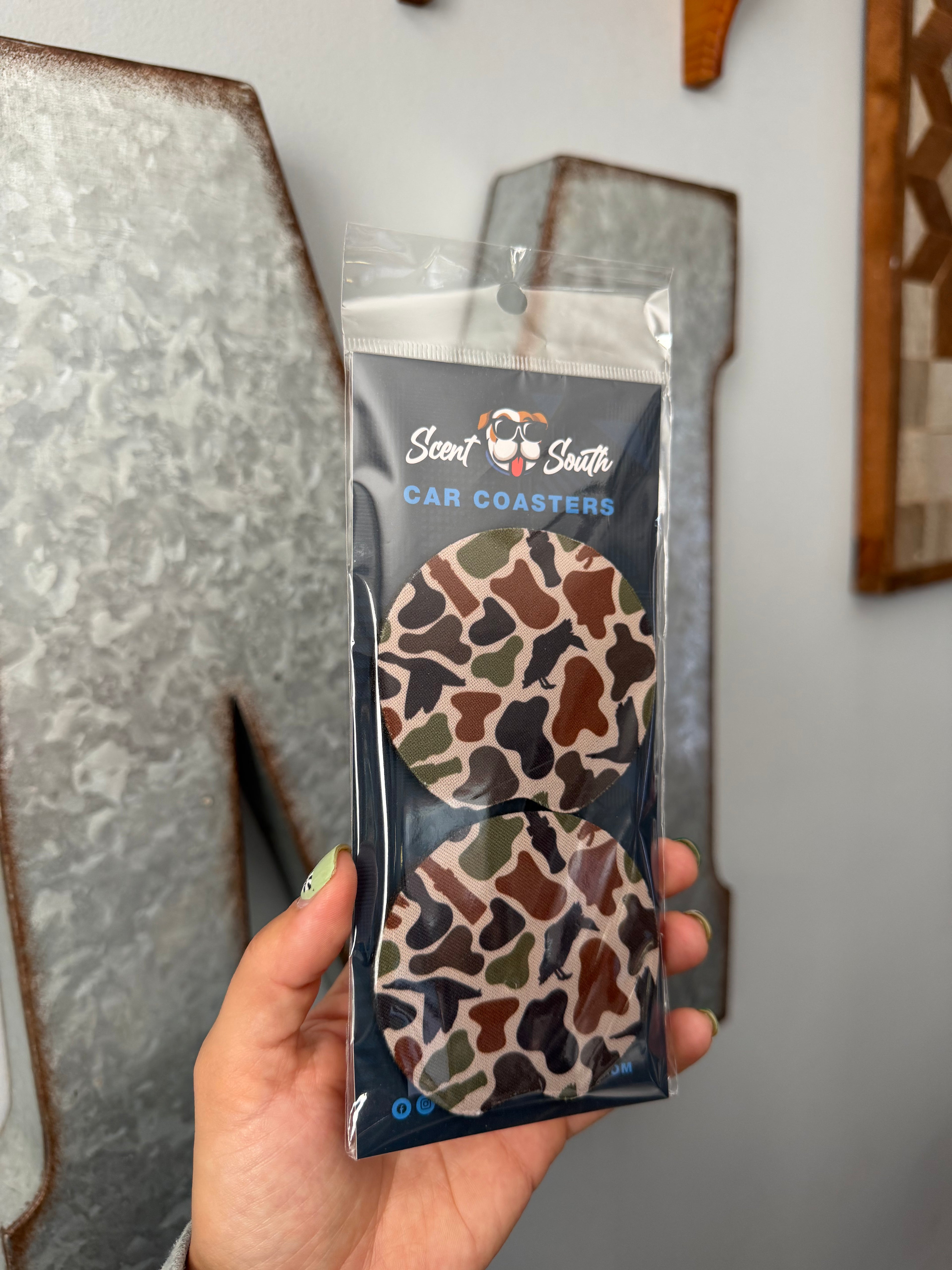 Duck Camo Car Coasters