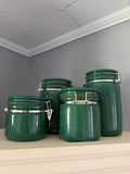 Forest Green Canisters