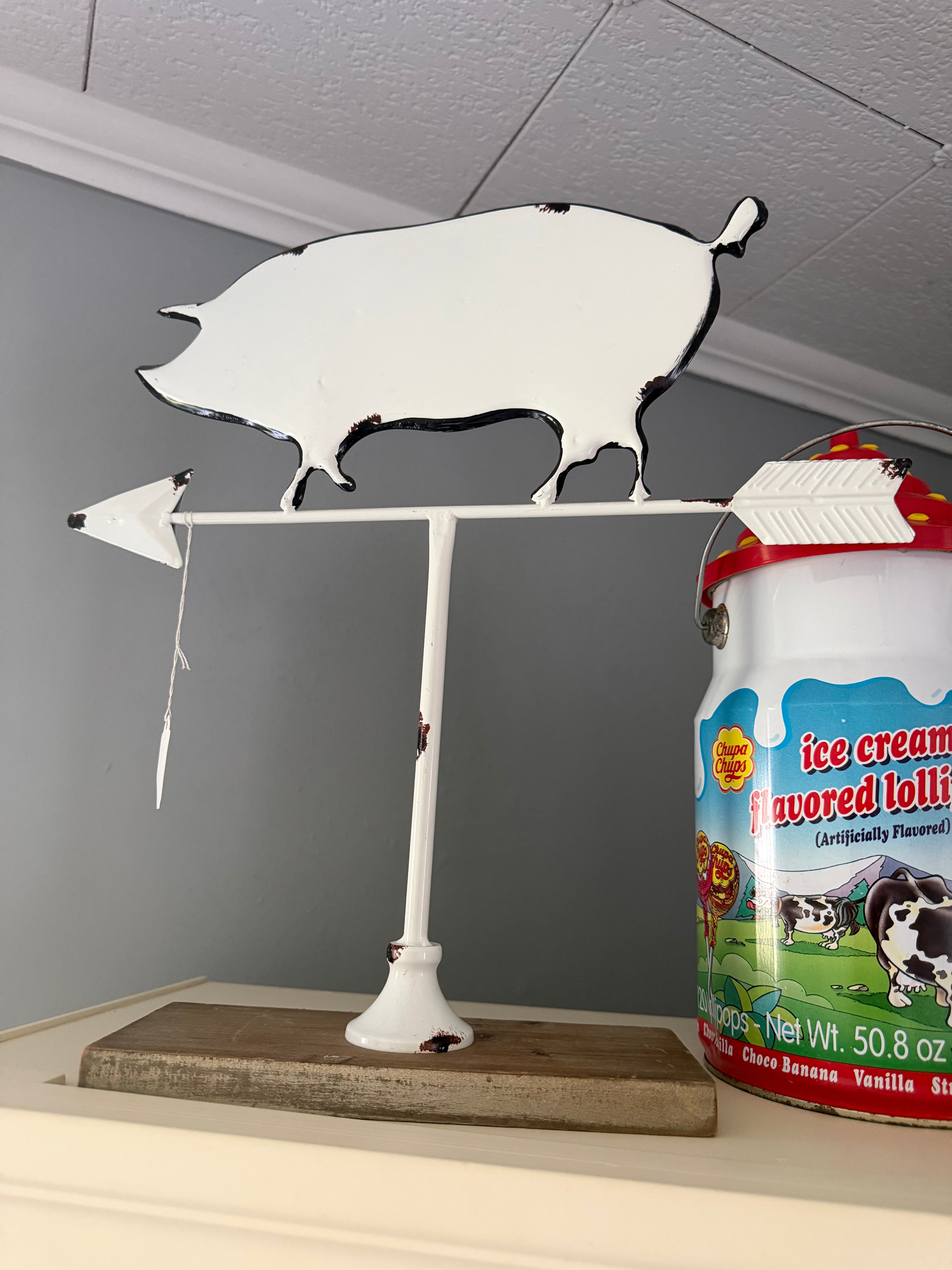 Pig Metal Art Decor