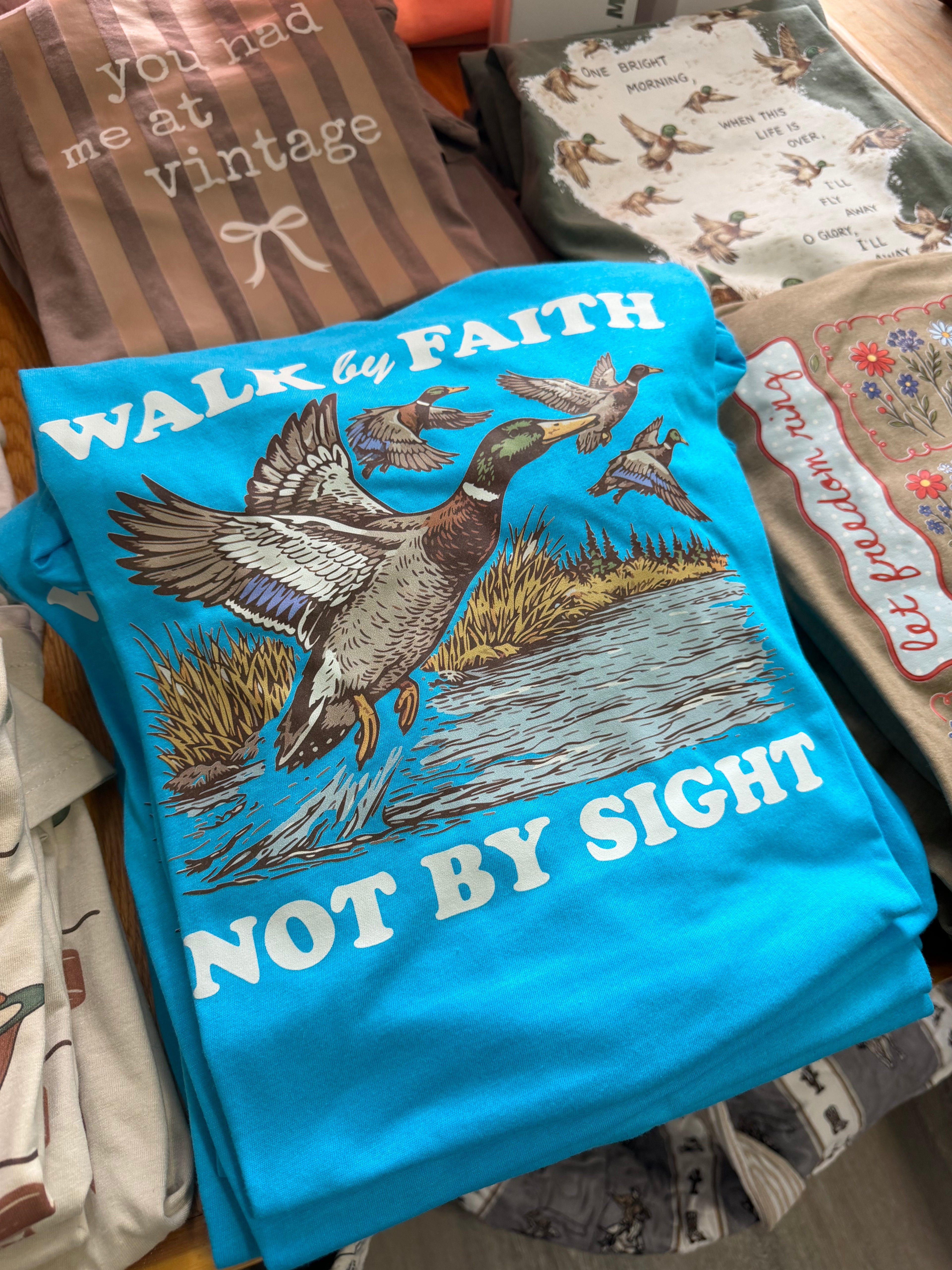 Walk By Faith Graphic Tee
