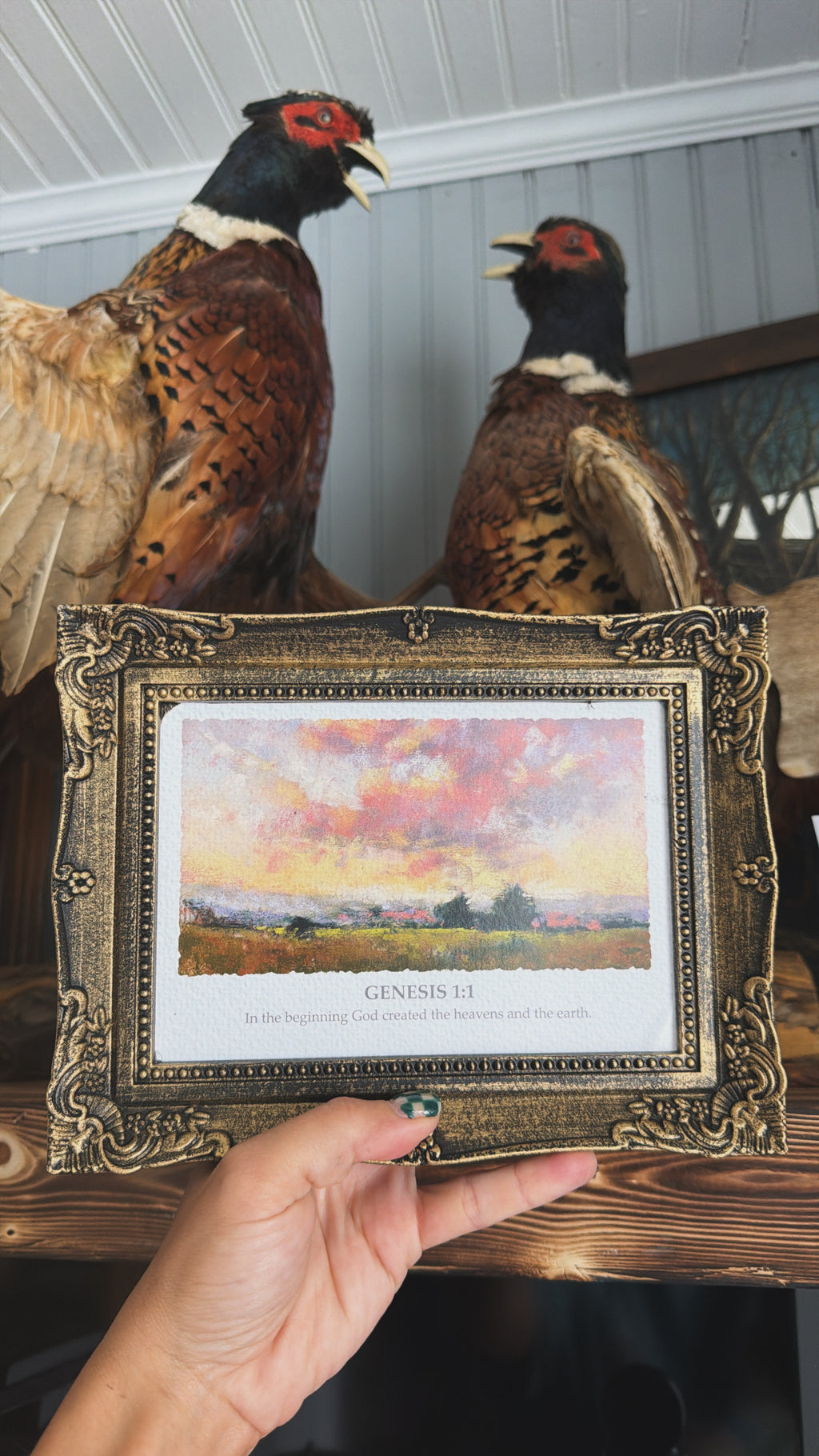 Heavens And The Earth Framed Art