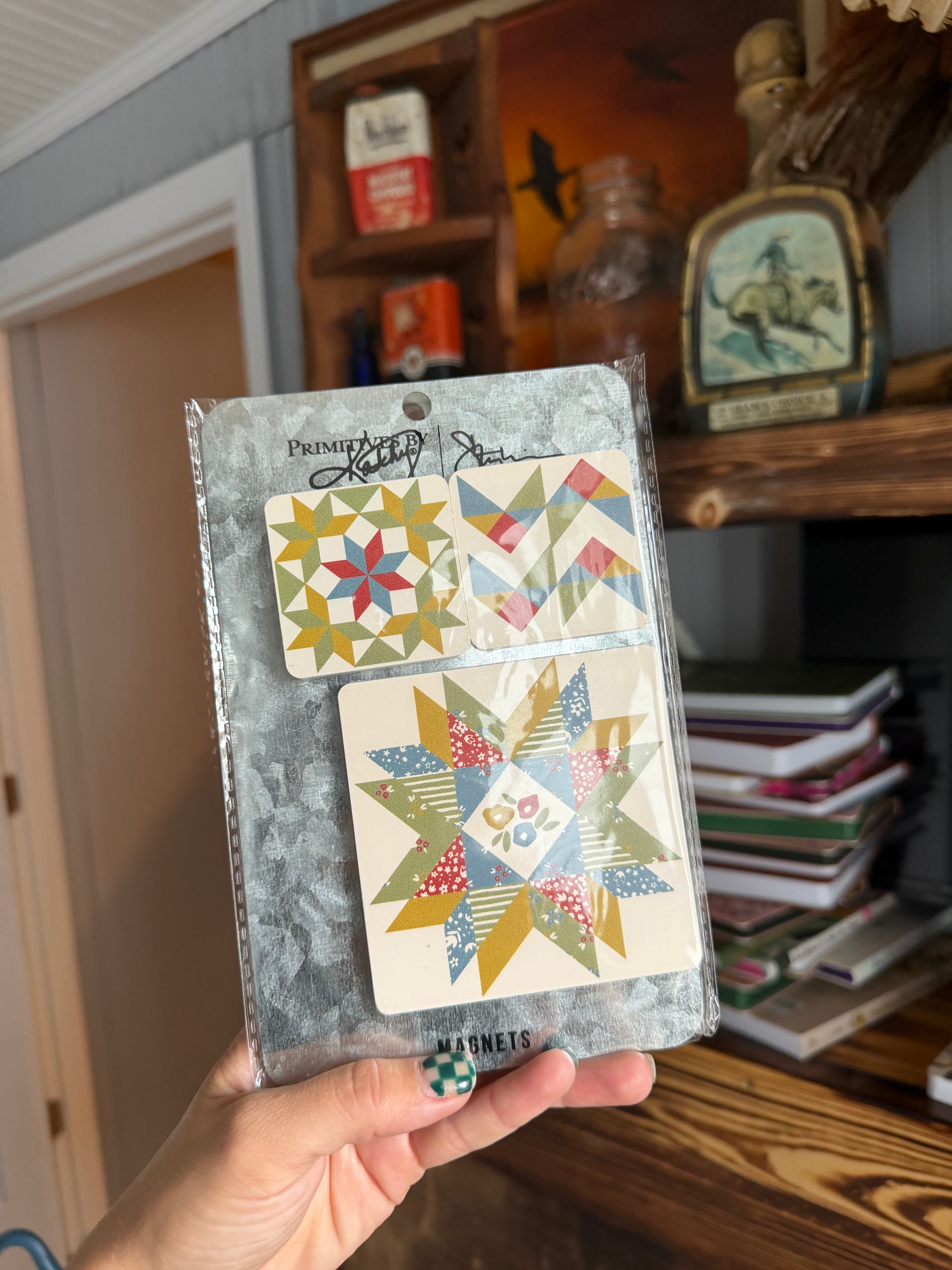 Star Quilt Magnet Set