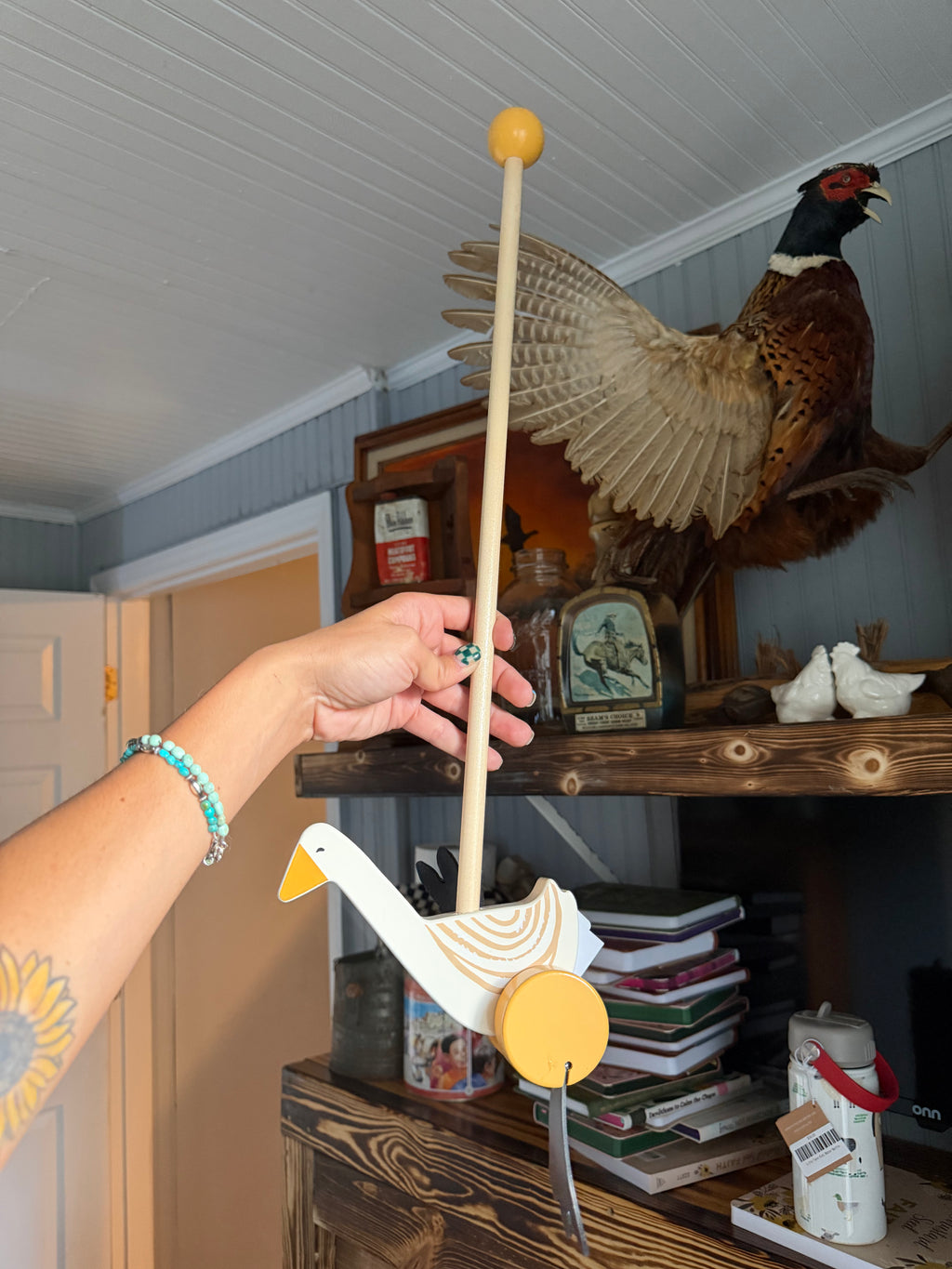 Goose Push Toy