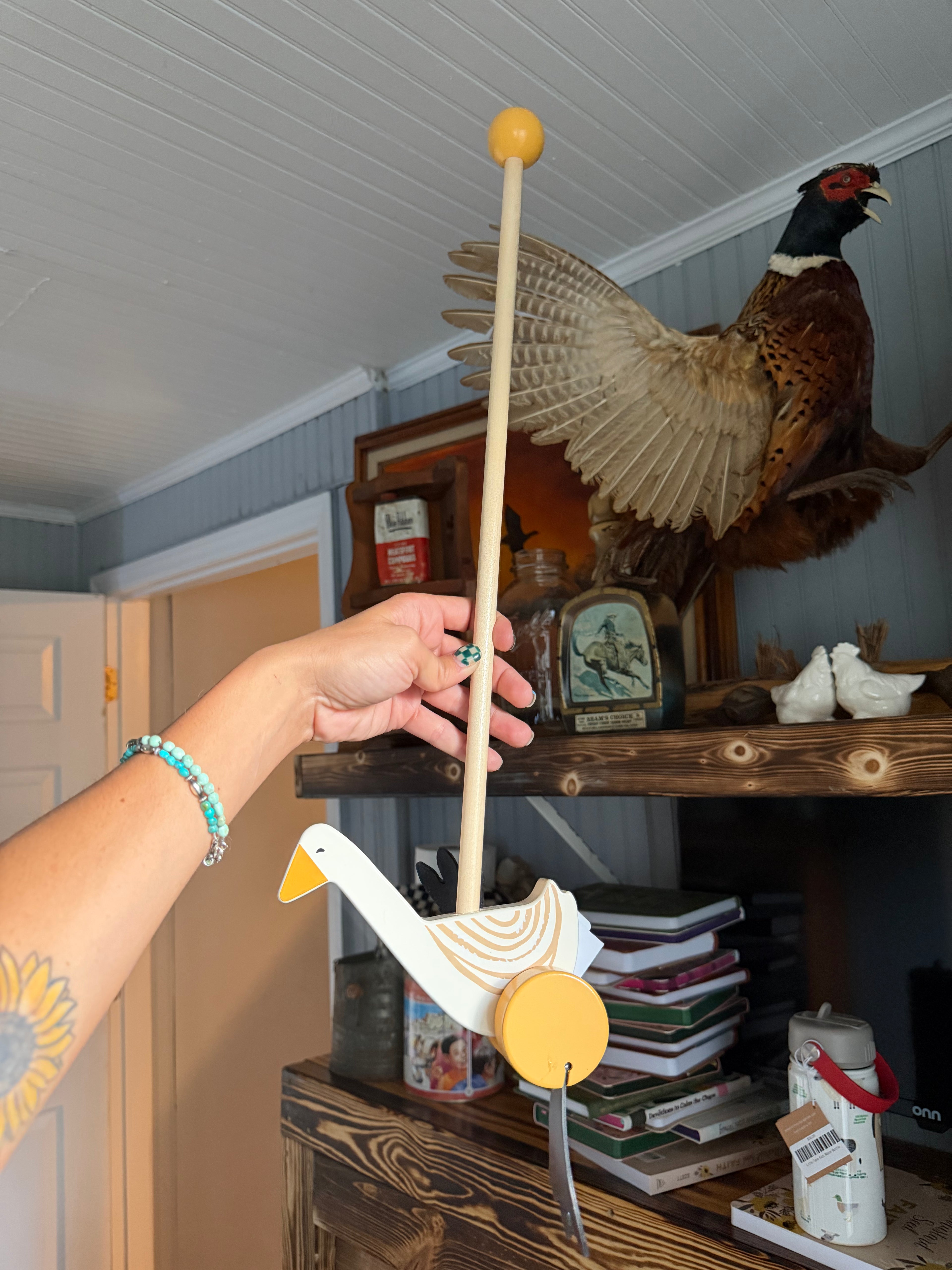 Goose Push Toy