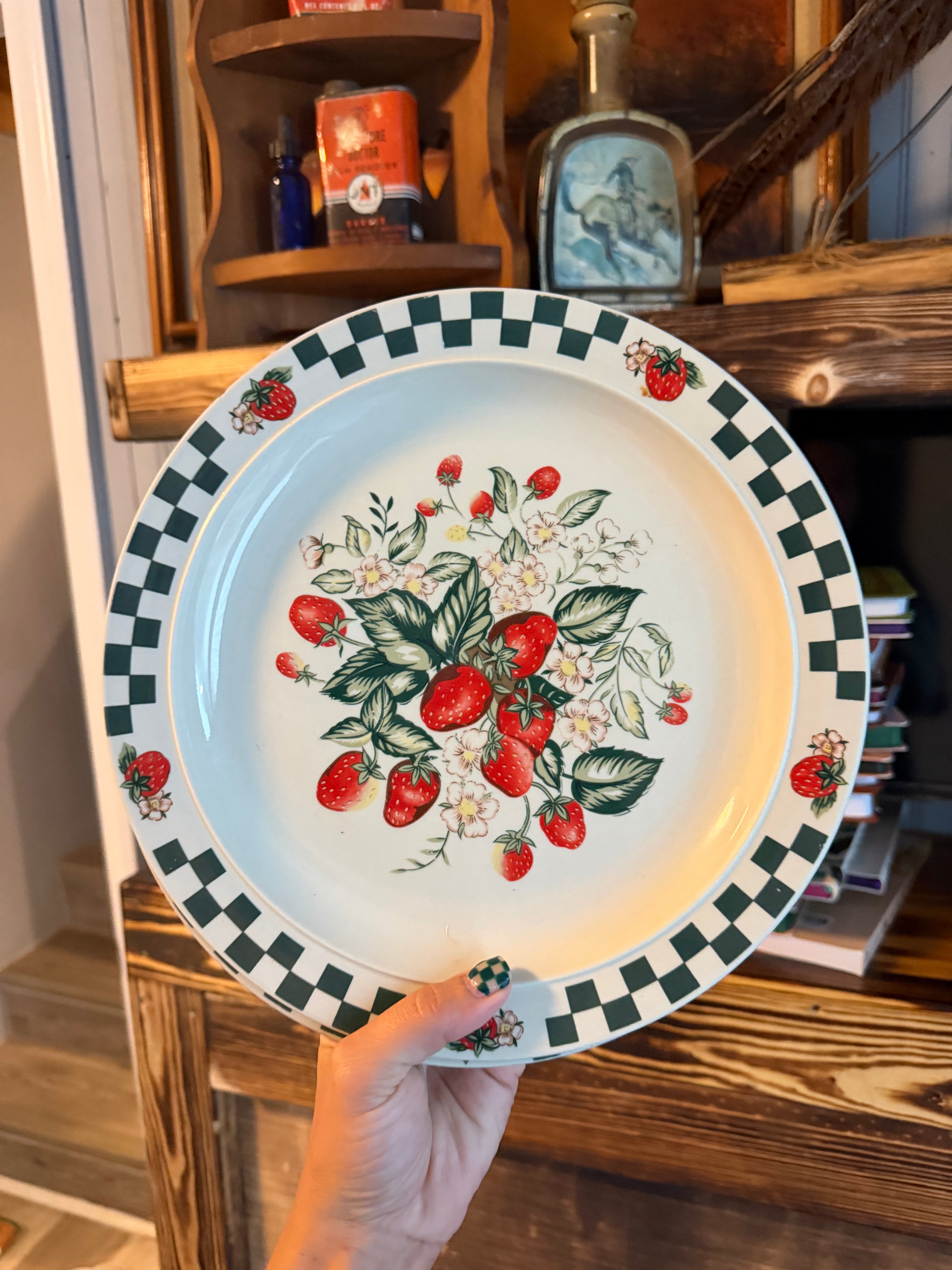Checkmate Strawberry Plates