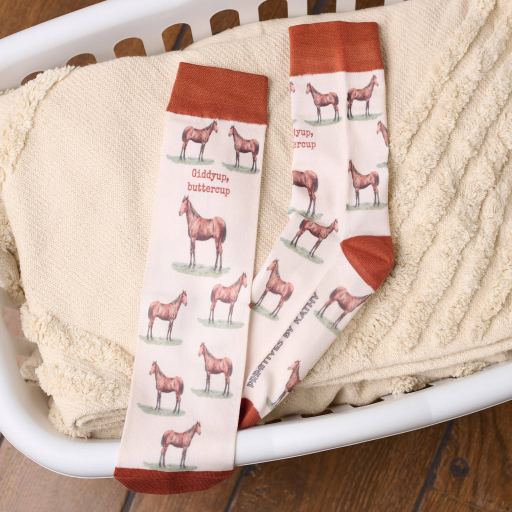 Giddyup, Buttercup Socks