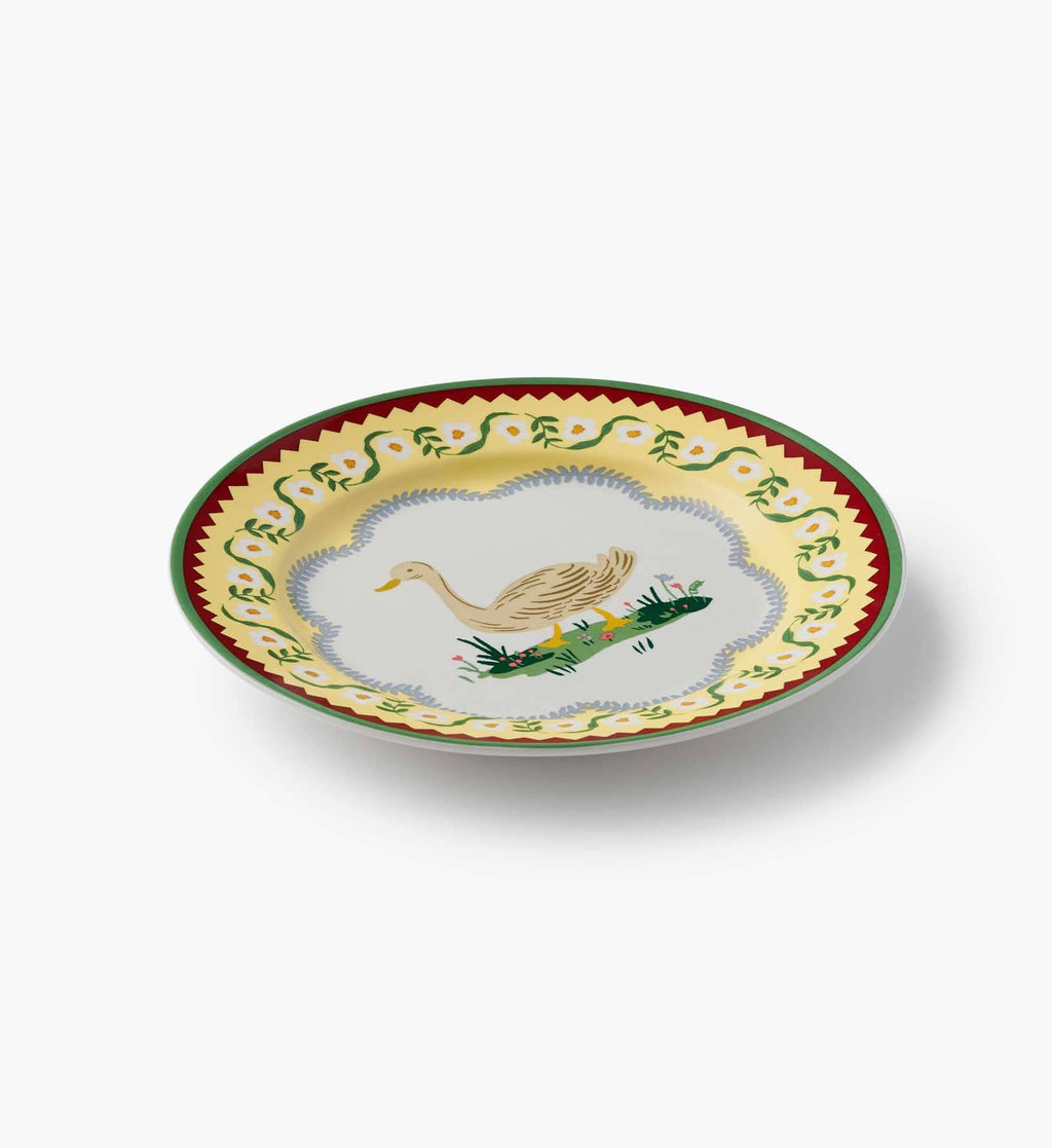 Home Sweet Home Porcelain Dessert Plate Set