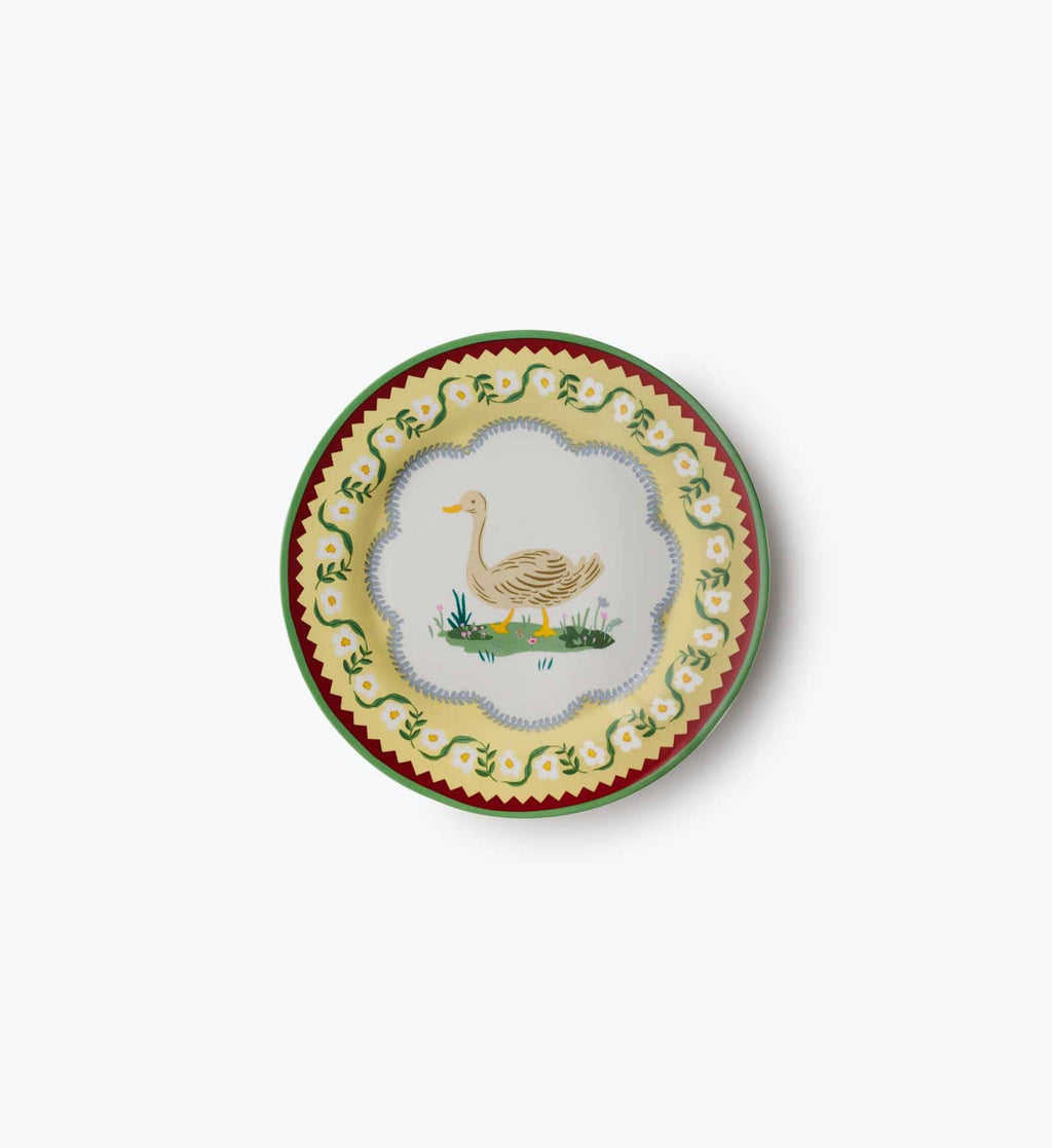 Home Sweet Home Porcelain Dessert Plate Set