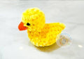 Hand Knitted Rubber Duck 3"
