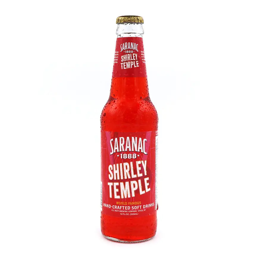 Saranac Shirley Temple Soda