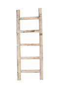 Farmhouse 4 Foot Blanket Wood Ladder: Vintage White