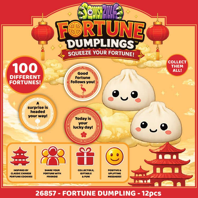 Fun Doh Mystery Fortune Squishy Dumpling Toy
