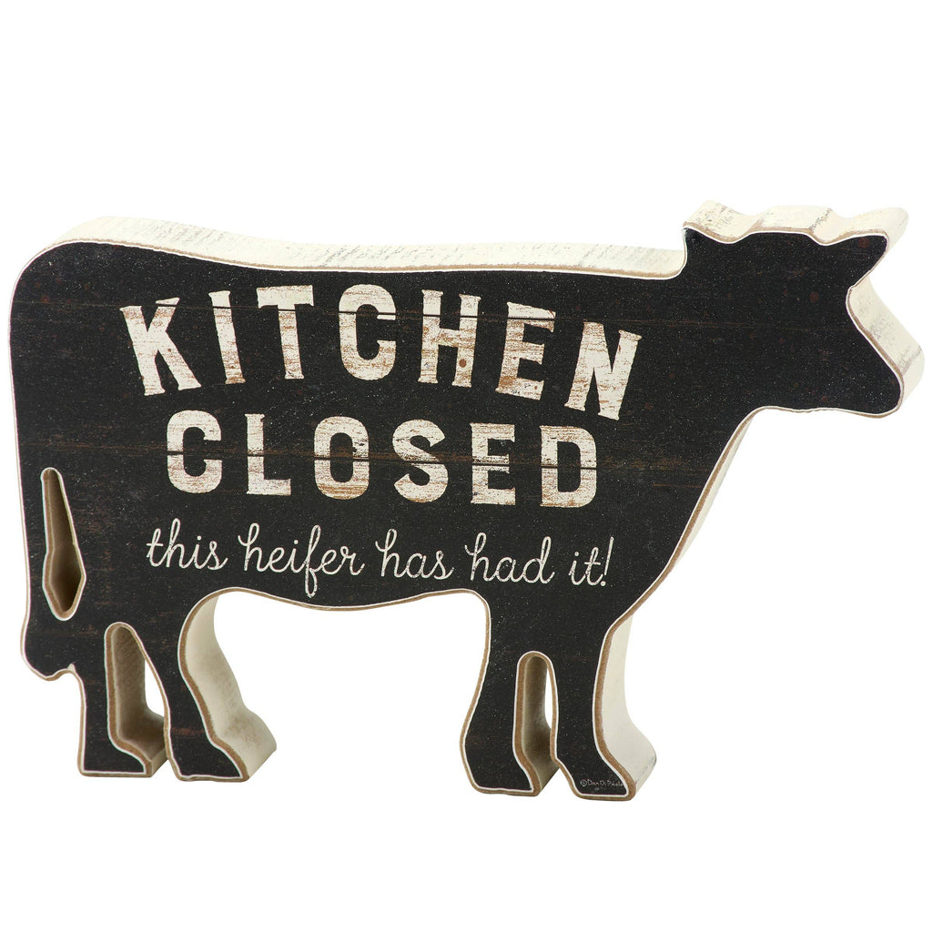 Kitchen Closed Heifer Has Had It Chunky Sitter