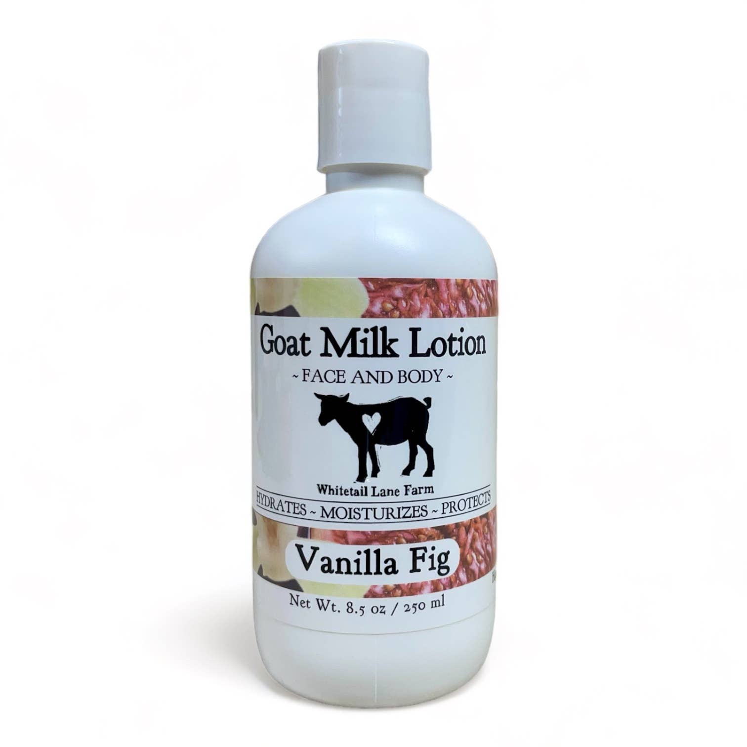 Goat Milk Lotion - Vanilla Fig: 8.5 oz with disc cap lid