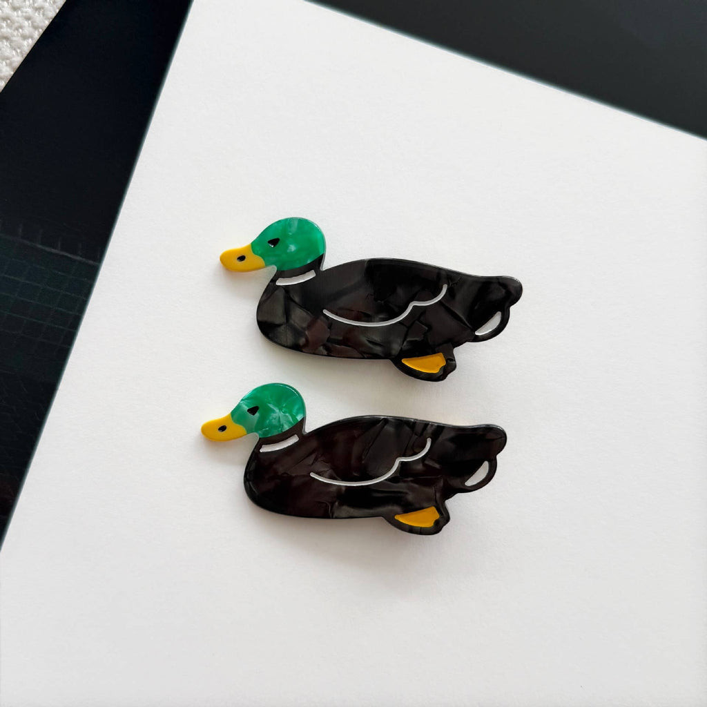 Whimsical Duck Hair Claw Clip