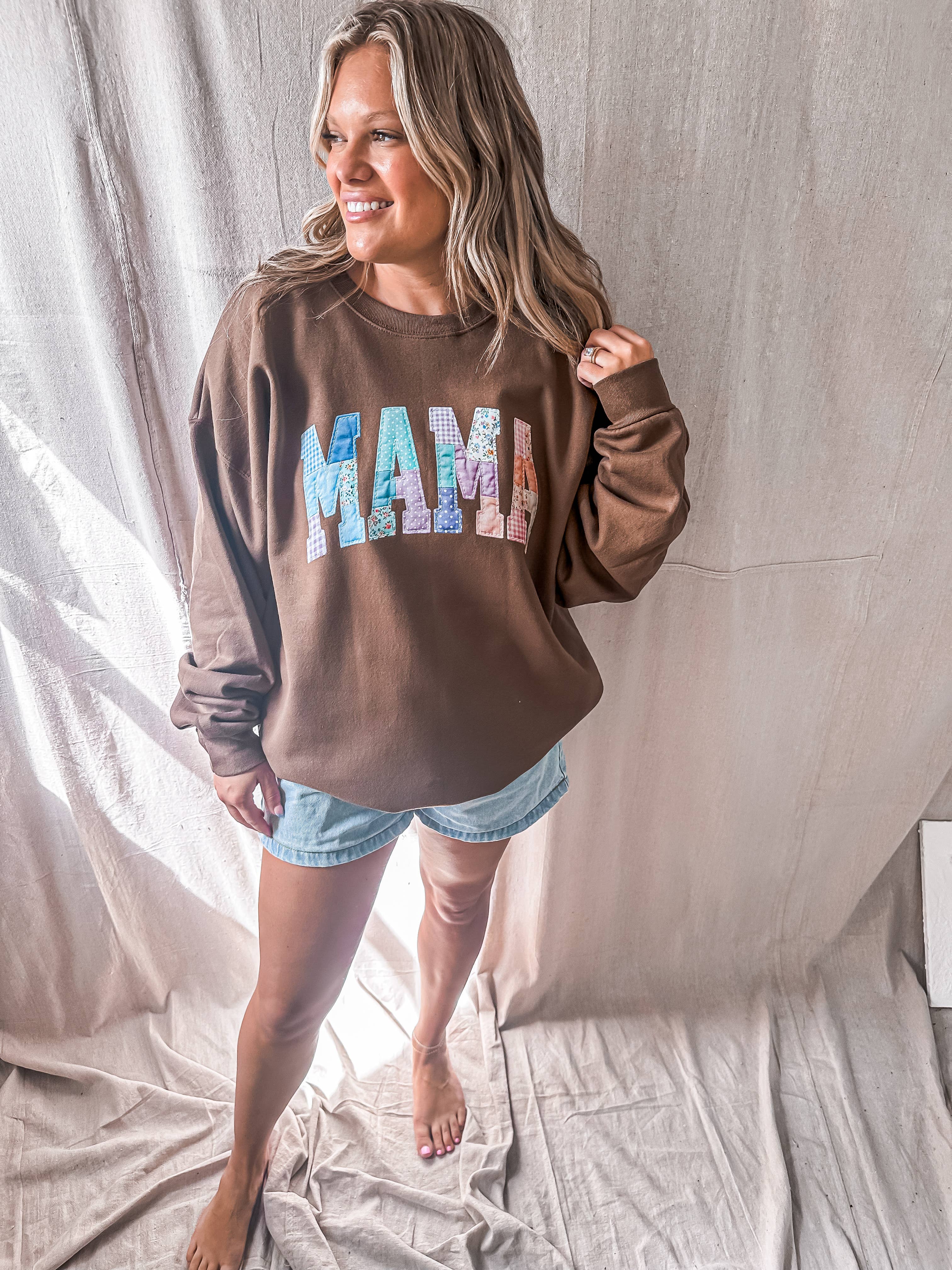 Patchwork Mama Sweatshirt