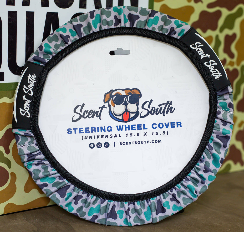 Marsh Camo Steering Wheel Cover