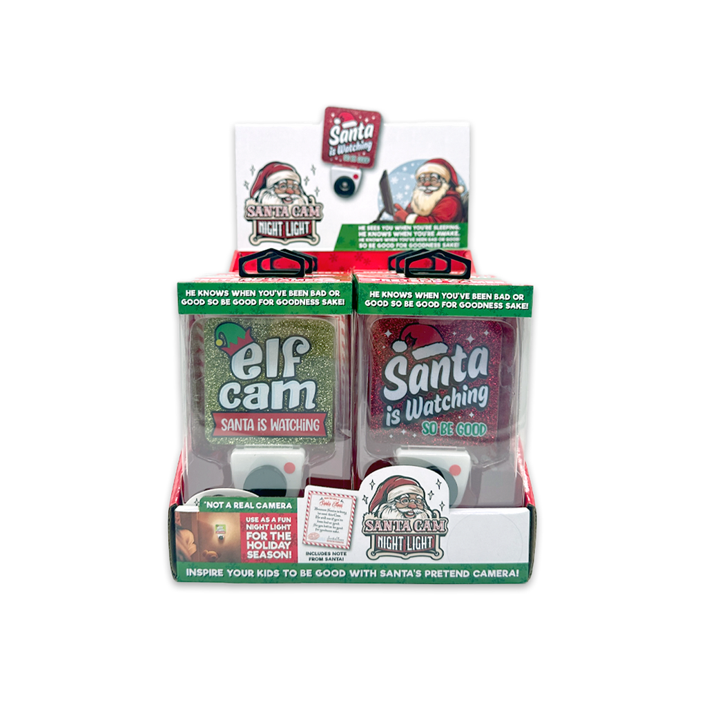 Christmas Santa Cam Night Light AC Wall