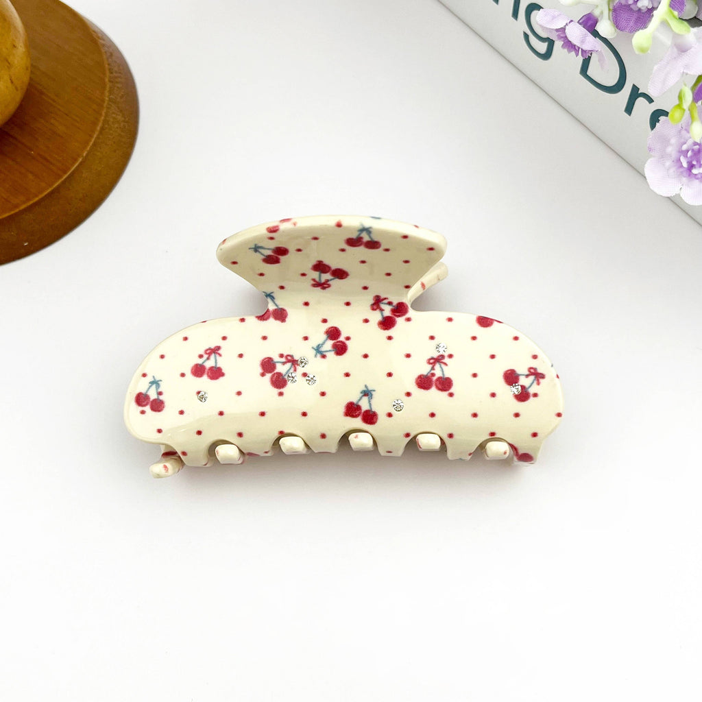 Elegant Dainty Flower Claw Clip
