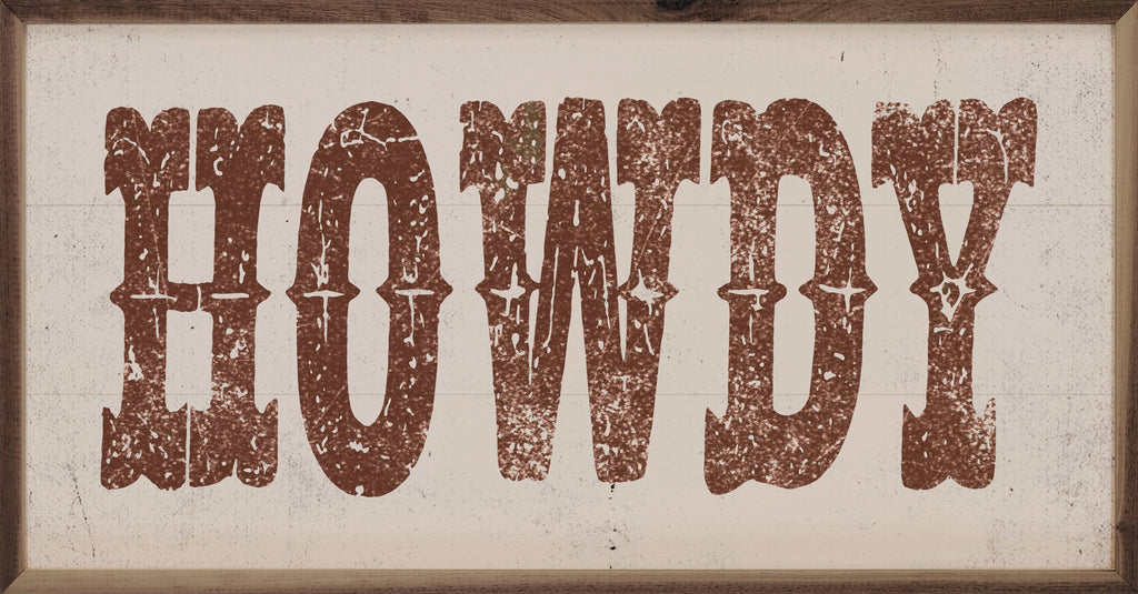 Rusty Howdy: 16x8