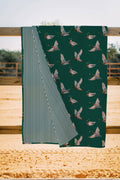 Mallory Ducks Green Quilt: King