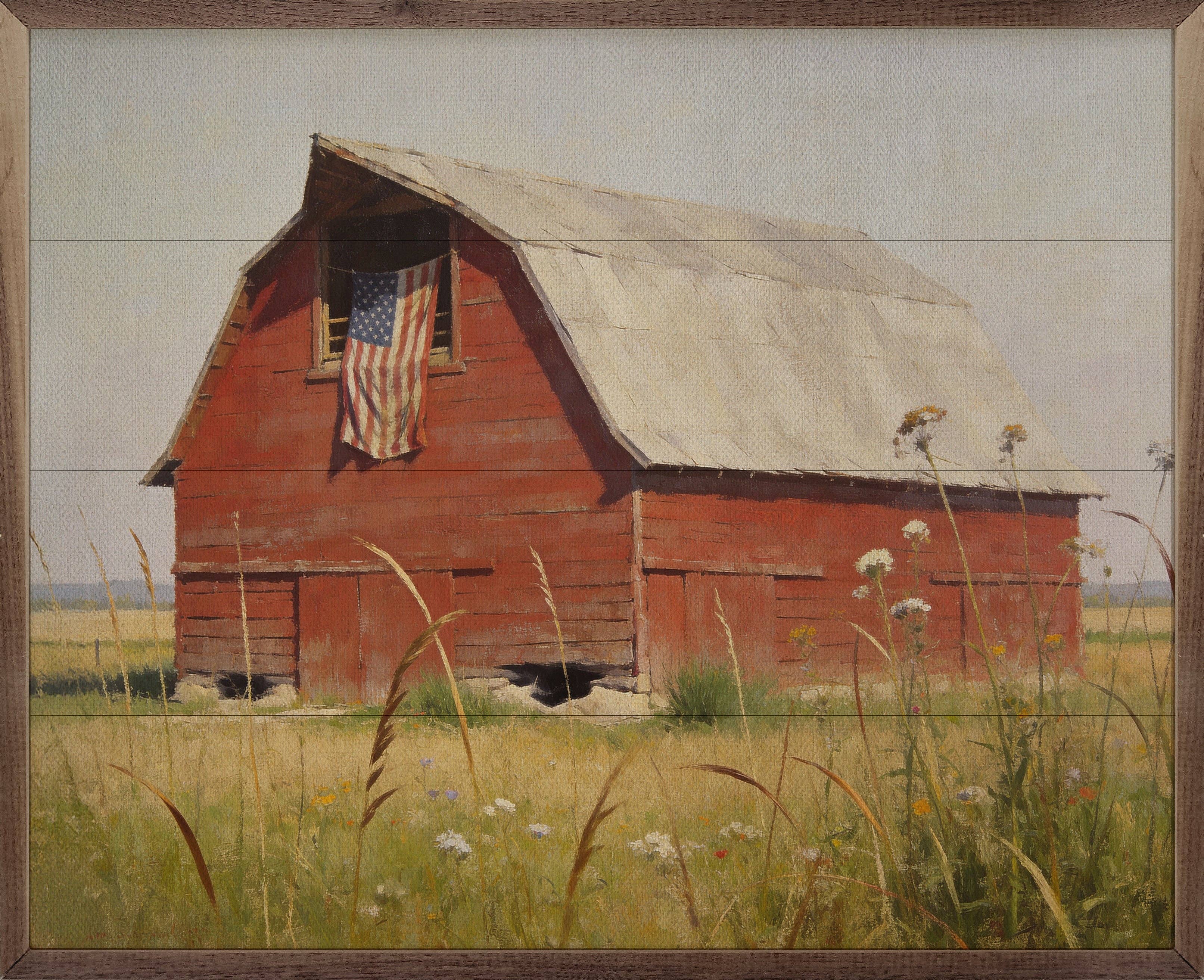 Red Barn Of The Heartland: 10x8