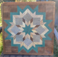 22x22" Barn Quilt: Greens