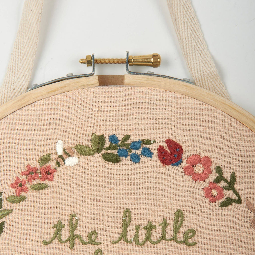 Little Things Hand Embroidered Hoop