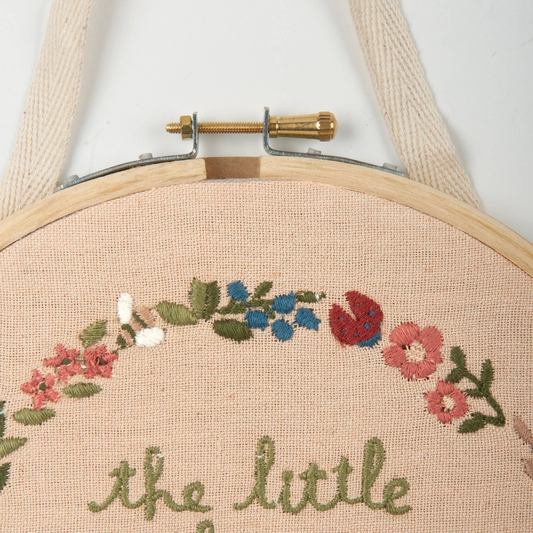 Little Things Hand Embroidered Hoop