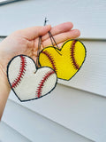 Baseball or Softball Car Freshie